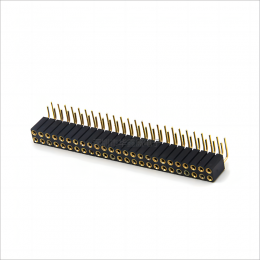 2.54mm圆孔排母90度